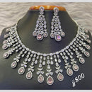 Jain Jewellers American Diamond Necklace Set