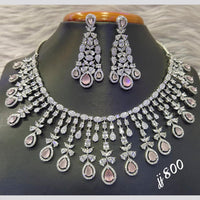 Jain Jewellers American Diamond Necklace Set