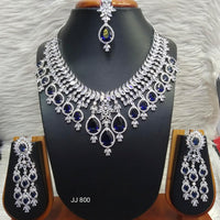 Jain Jewellers AD Stone Necklace Set