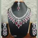 Jain Jewellers AD Stone Necklace Set