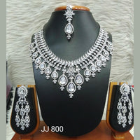 Jain Jewellers AD Stone Necklace Set