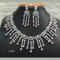 Jain Jewellers AD Stone Necklace Set