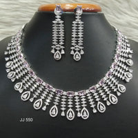 Jain Jewellers AD Stone Choker Necklace Set