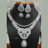 Jain Jewellers AD Stone Necklace Set