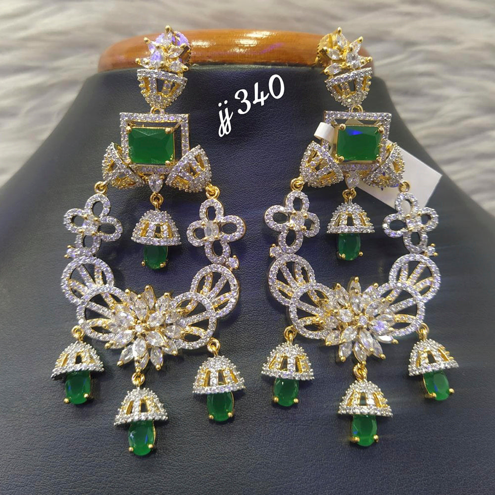 Jain Jewellers Ad Stone Dangler Earrings