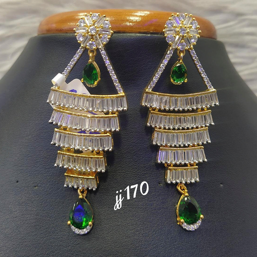 Jain Jewellers Ad Stone Dangler Earrings