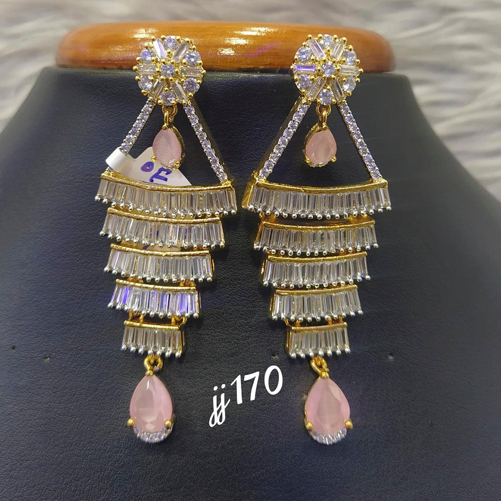 Jain Jewellers Ad Stone Dangler Earrings