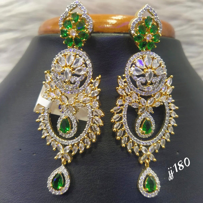 Jain Jewellers Ad Stone Dangler Earrings