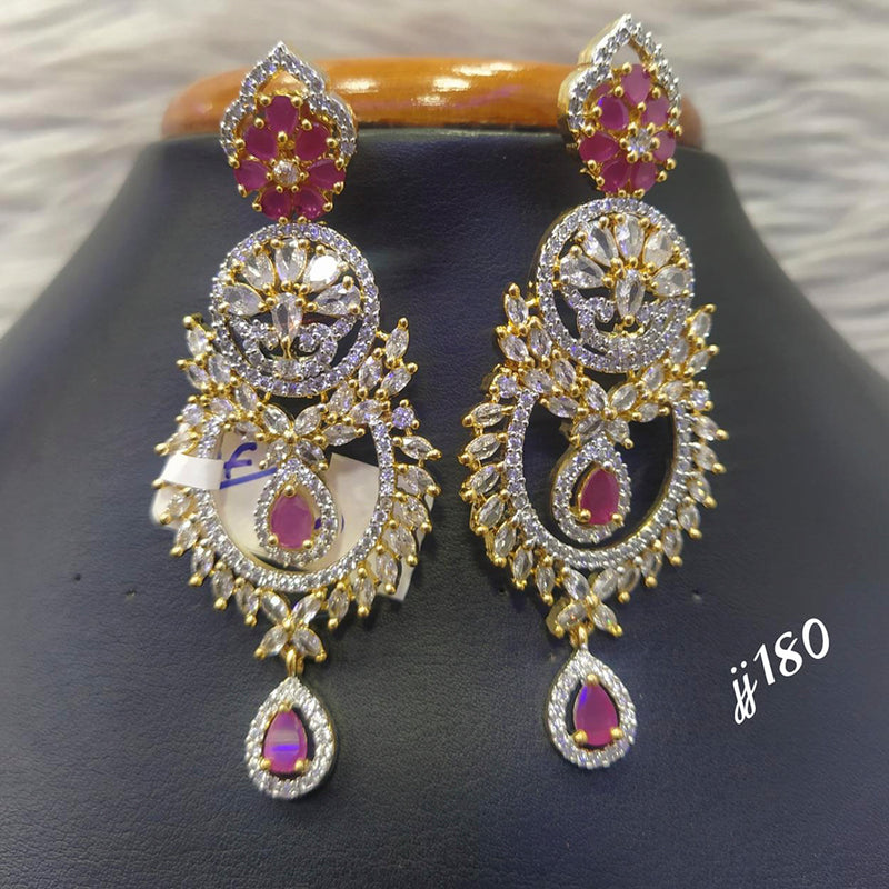 Jain Jewellers Ad Stone Dangler Earrings