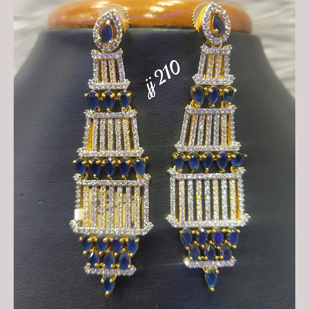 Jain Jewellers Ad Stone Dangler Earrings