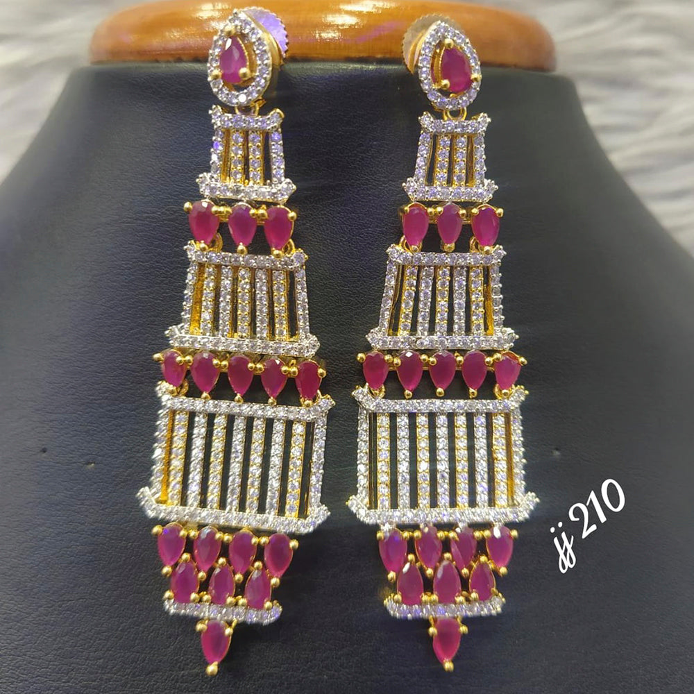 Jain Jewellers Ad Stone Dangler Earrings