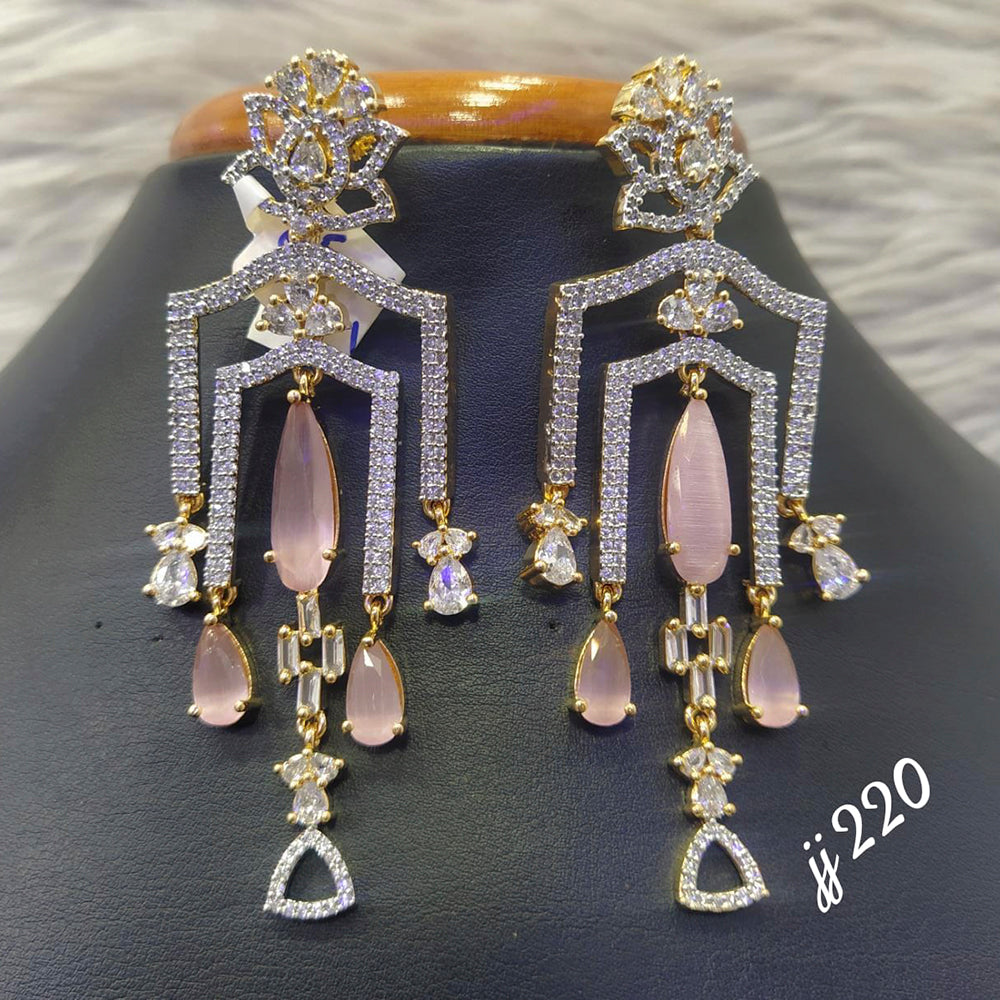 Jain Jewellers Ad Stone Dangler Earrings
