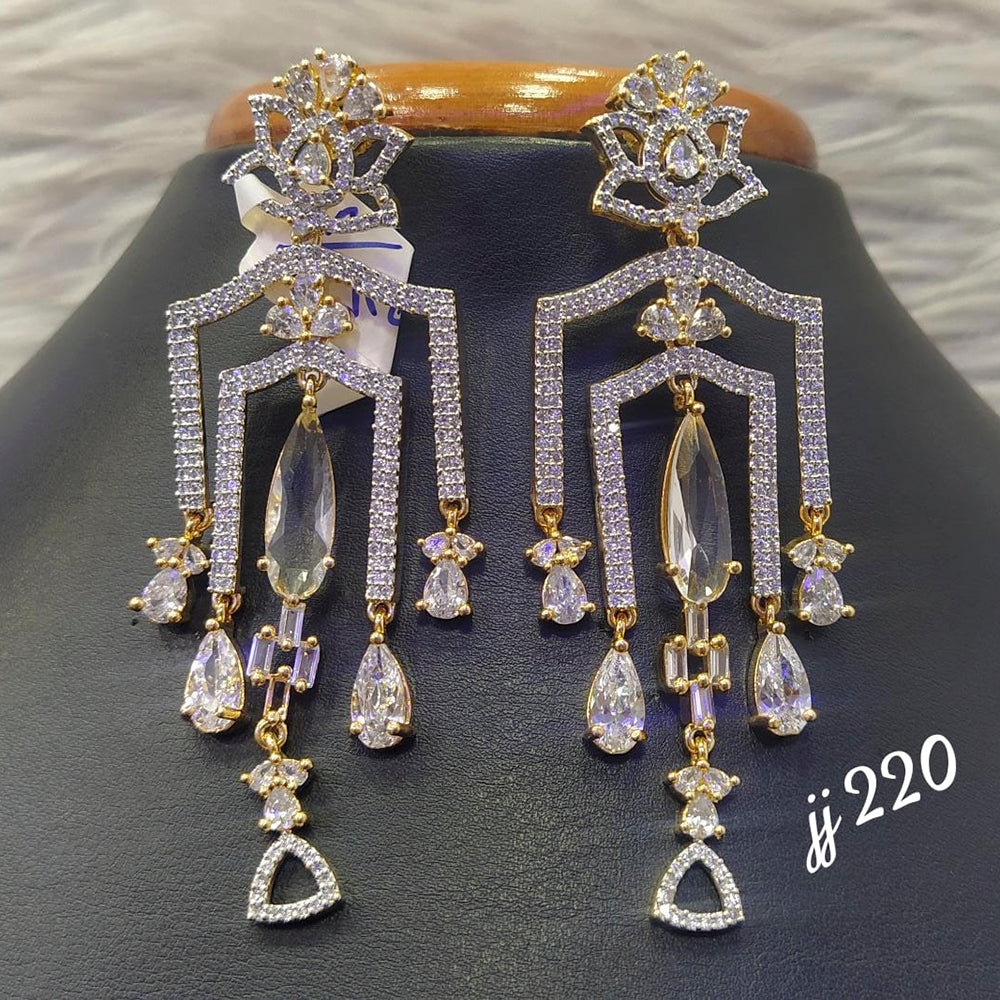 Jain Jewellers Ad Stone Dangler Earrings