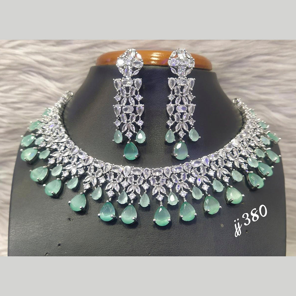 Jain Jewellers AD Stone Necklace Set
