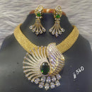 Jain Jewellers AD Stone Necklace Set