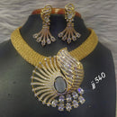 Jain Jewellers AD Stone Necklace Set