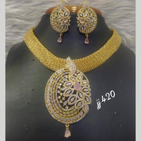 Jain Jewellers AD Stone Necklace Set