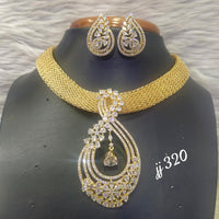 Jain Jewellers AD Stone Necklace Set