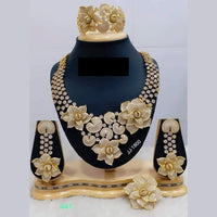 Jain Jewellery Gold Plated AD Stone Jewellery Combo Set