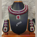 Jain Jewellers Gold Plated AD Stone Necklace Set