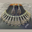 Jain Jewellers Gold Plated AD Stone Necklace Set