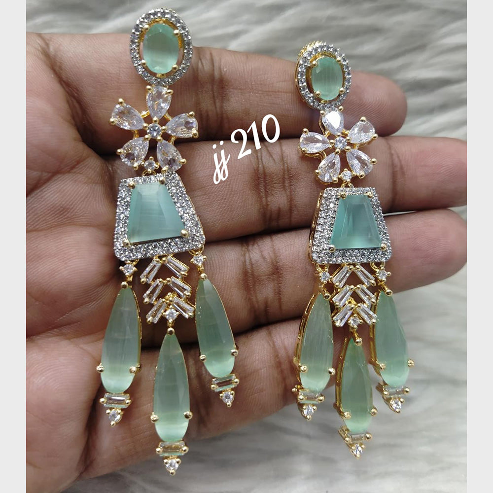 Jain Jewellers AD Stone Dangler Earrings