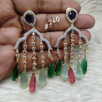 Jain Jewellers AD Stone Dangler Earrings