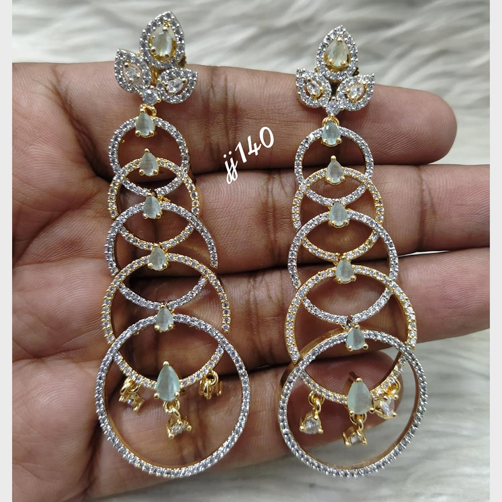 Jain Jewellers AD Stone Dangler Earrings