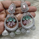 Jain Jewellers AD Stone Dangler Earrings