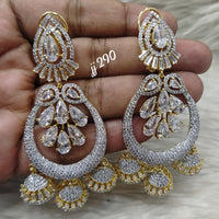 Jain Jewellers AD Stone Dangler Earrings