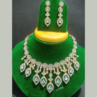 Jain Jewellers Gold Plated AD Stone Necklace Set