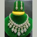 Jain Jewellers Gold Plated AD Stone Necklace Set