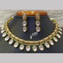Jain Jewellers Gold Plated AD Stone Necklace Set