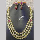 Jain Jewellers Gold Plated AD Stone Long Necklace Set