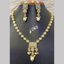 Jain Jewellers Gold Plated AD Stone Long Necklace Set