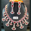 Jain Jewellers Gold Plated AD Stone Necklace Set