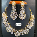 Jain Jewellers Gold Plated AD Stone Necklace Set
