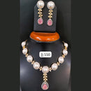 Jain Jewellers Gold Plated AD Stone Necklace Set