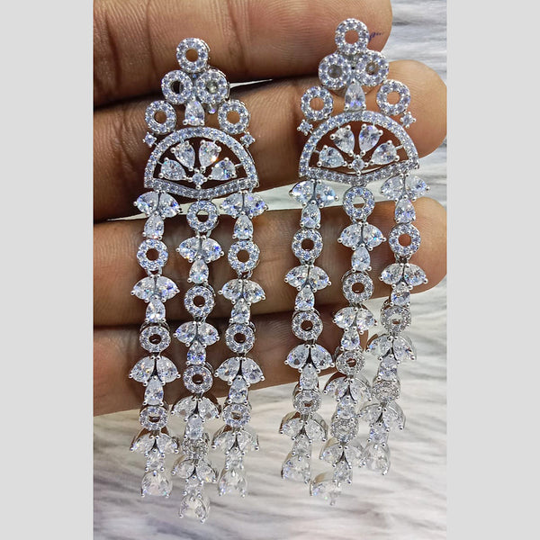 Missvikki Luxury Firework Big Drop Earrings Trendy Shiny CZ Full Mirco  Paved Cubic Zircon Naija Wedding Fashion Jewelry Gift - AliExpress