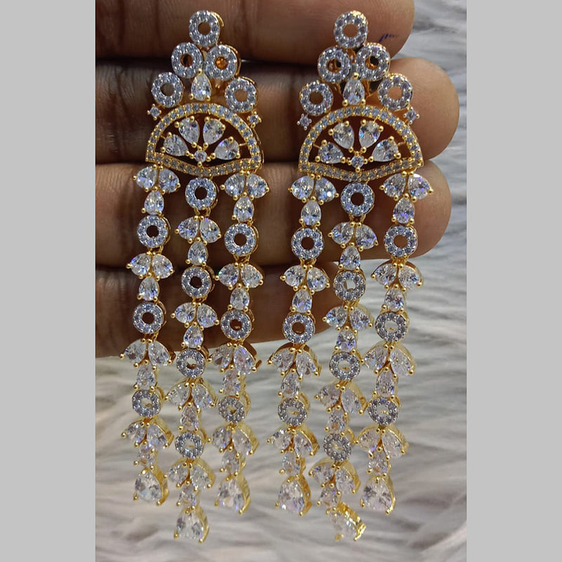 American Diamond (AD) Silver Mint Earrings Tikka Set | Mint earrings, American  diamond, American diamond jewellery