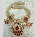 Jain Jewellers Gold Plated AD Stone Necklace Set