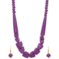 Beadside Beads Antique Gold Plated Necklace Set - 1106607D