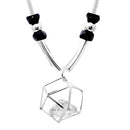 Urthn Silver Plated Glass Stone Contemporary Necklace - 1107701A