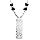 Urthn Glass Stone Silver Plated Necklace - 1107708A