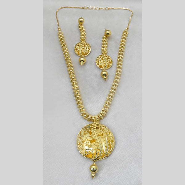 Matchit Utkrishtt Forming Gold Plated Copper Necklace Set - 1107866 - JW-1107866