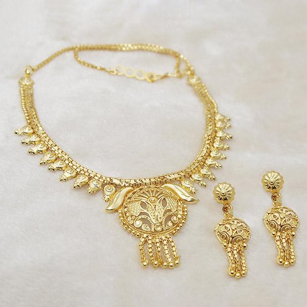 Kalyani Brass Forming Gold Necklace Set