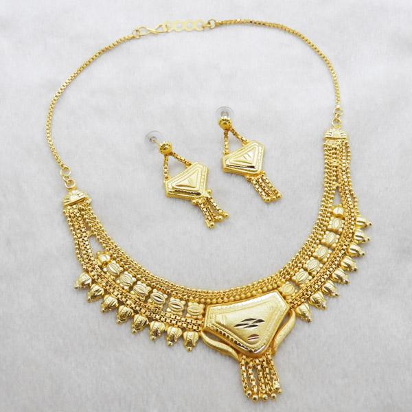 Kalyani Brass Forming Necklace Set - 1108128