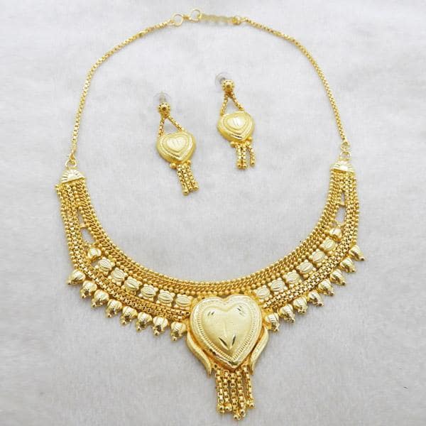 Kalyani Brass Forming Necklace Set - 1108129