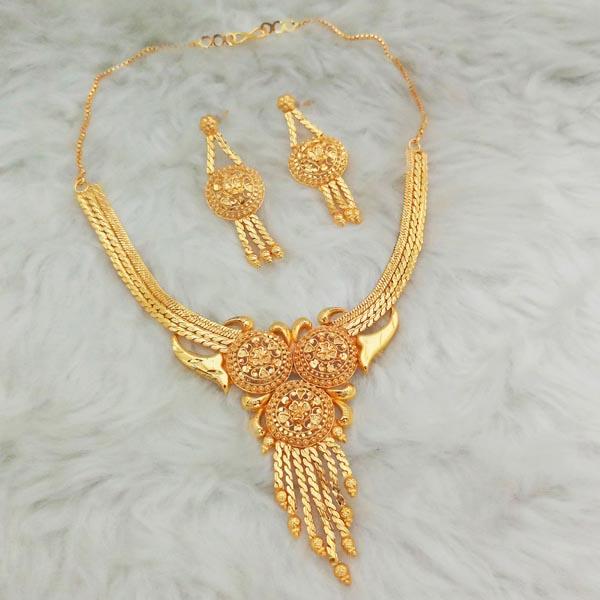 Kalyani Brass Forming Necklace Set - 1108134