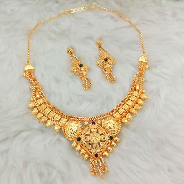 Kalyani Brass Forming Necklace Set - 1108136